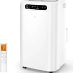 Portable Air Conditioners 14000Btu with Remote Control, 3-in-1 Free Stand Smart Cooling AC Unit with Dehumidifier, Fan, Cools Room up to 700 sq.ft, Auto Swing,24H Timer, Windows Kit Included